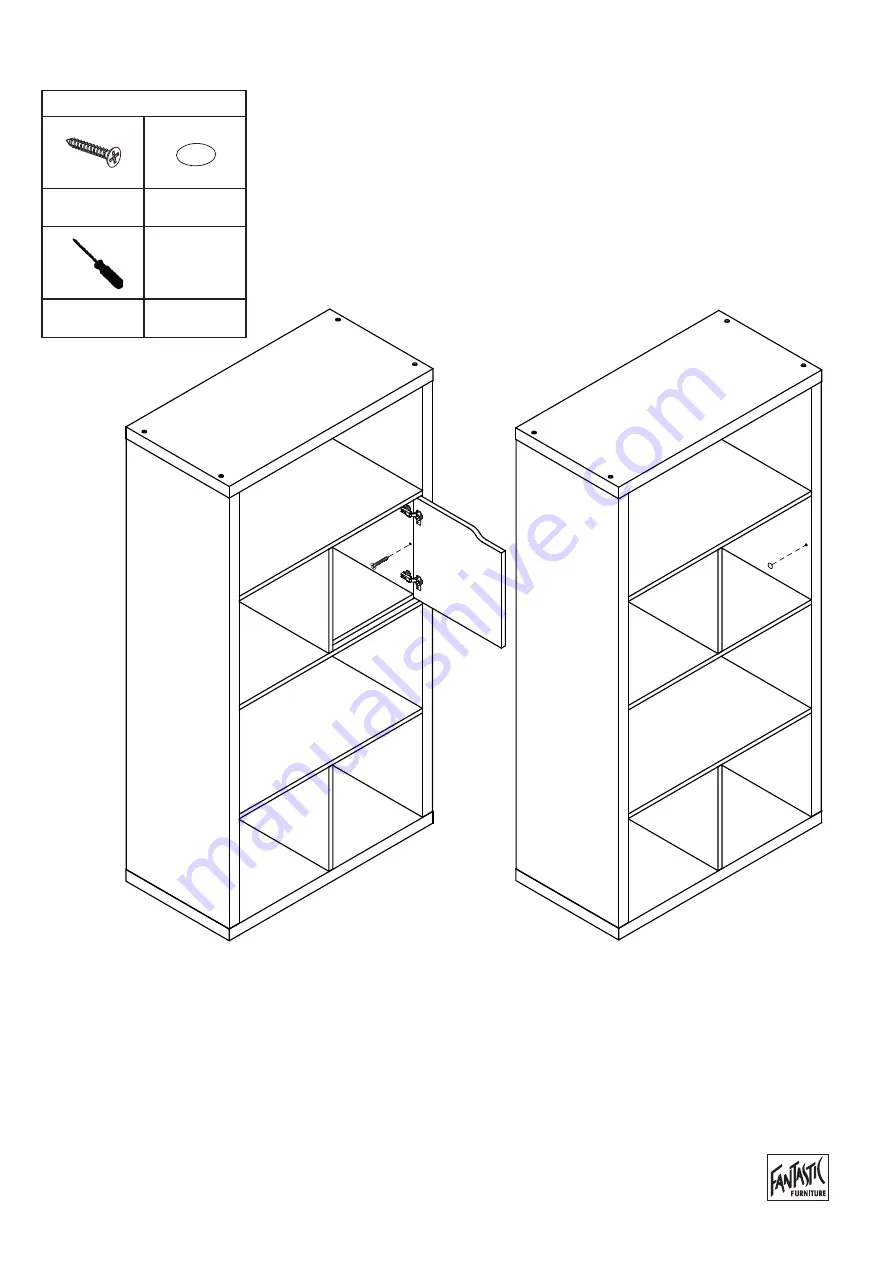 fantastic furniture CODA INSERT 1 DOOR STANDARD Скачать руководство пользователя страница 9