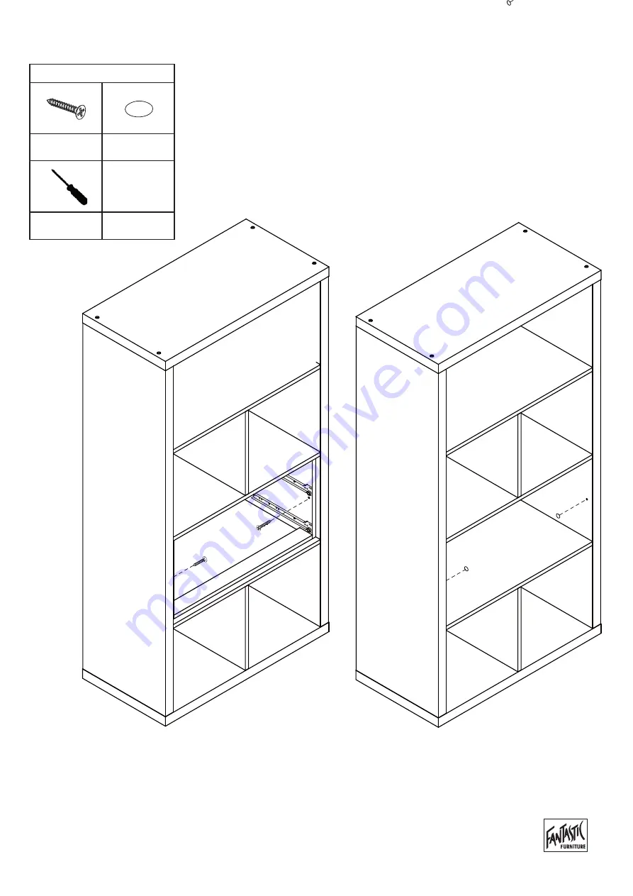 fantastic furniture CODA INSERT 2 DRAWER Manual Download Page 9