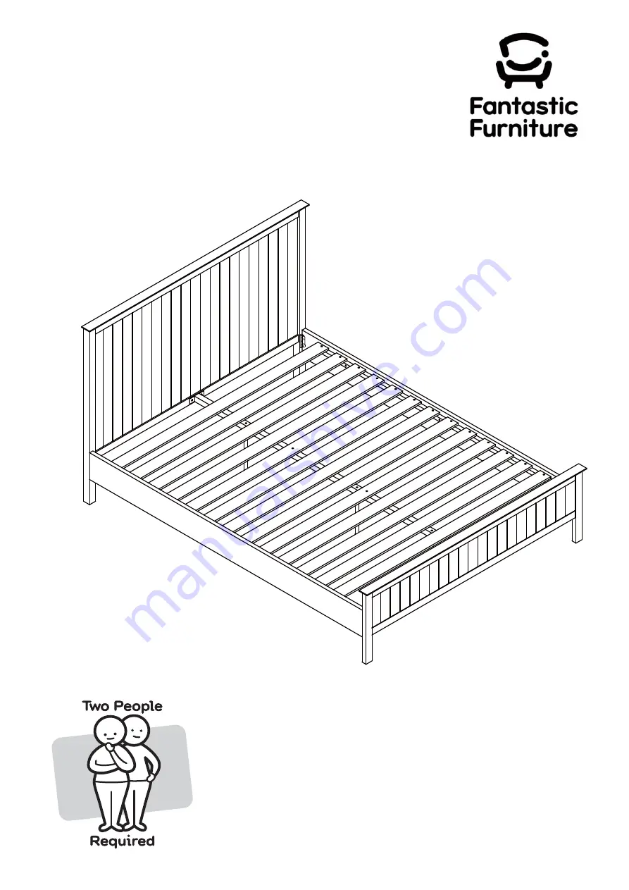 fantastic furniture COMO BEDSIDE 2 DRW Скачать руководство пользователя страница 1