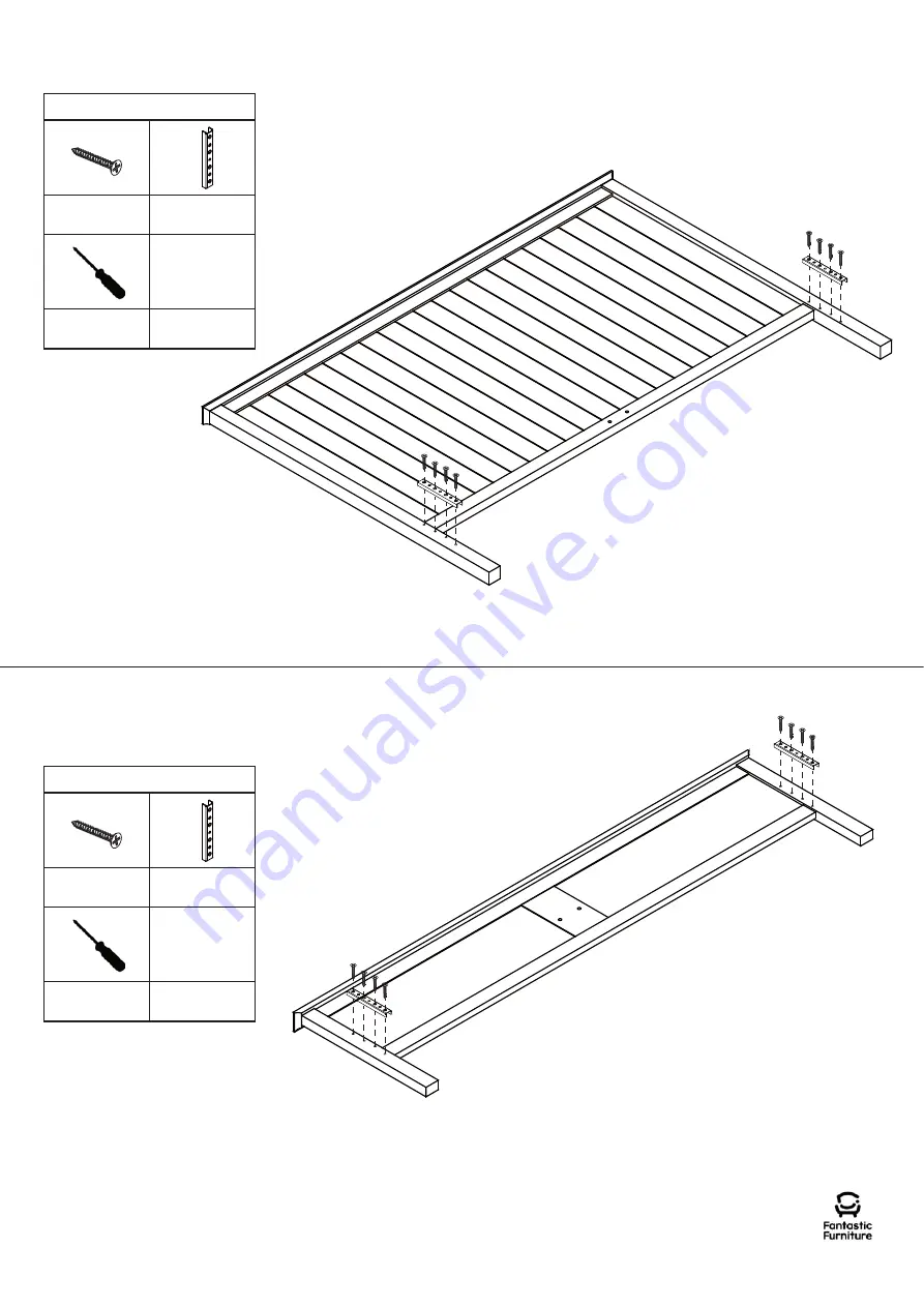 fantastic furniture COMO BEDSIDE 2 DRW Скачать руководство пользователя страница 5