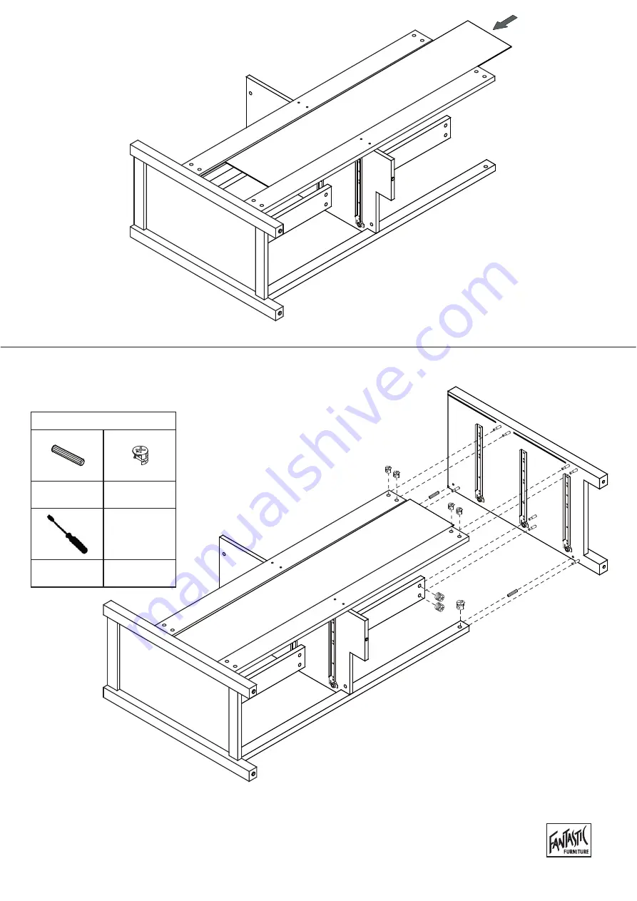 fantastic furniture COMO BEDSIDE 2 DRW Скачать руководство пользователя страница 28