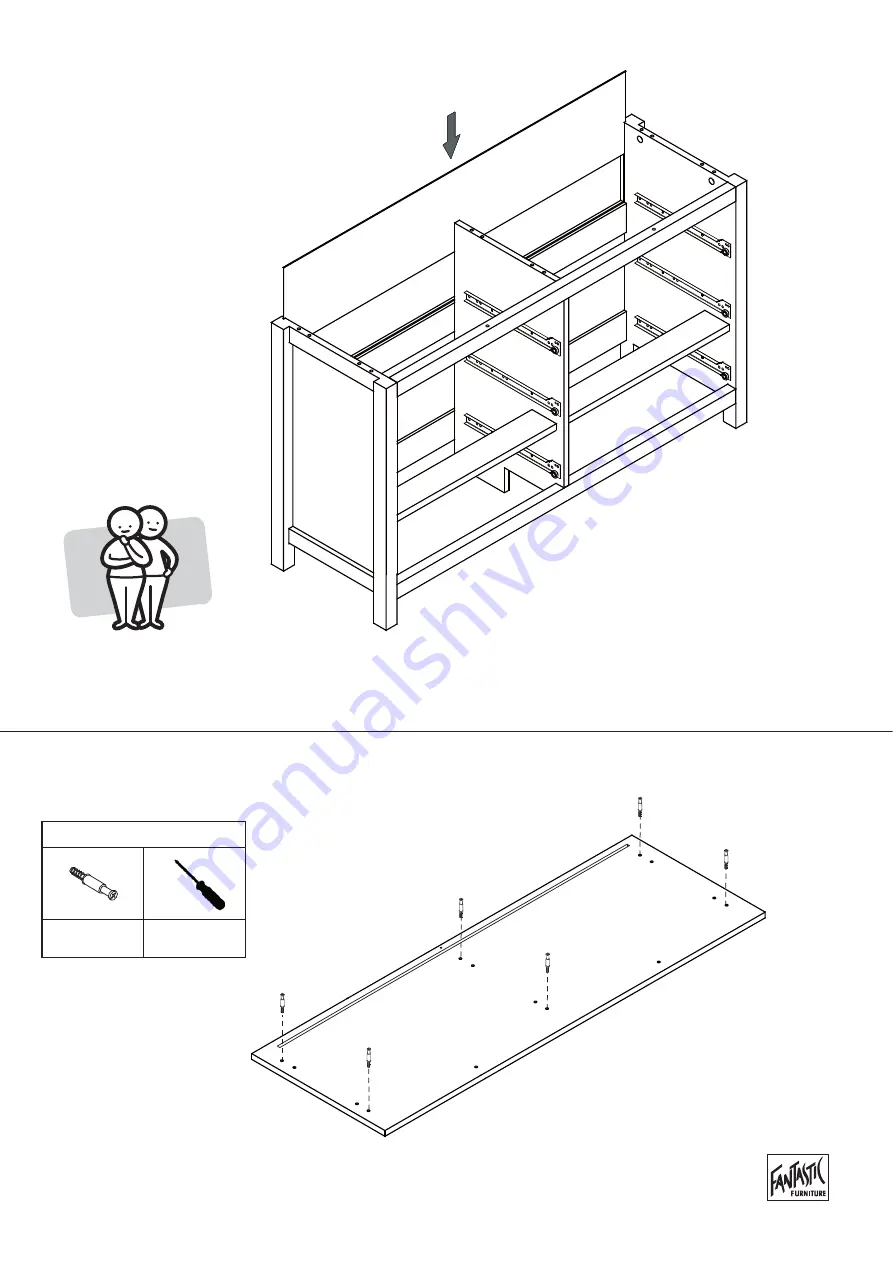 fantastic furniture COMO BEDSIDE 2 DRW Скачать руководство пользователя страница 29