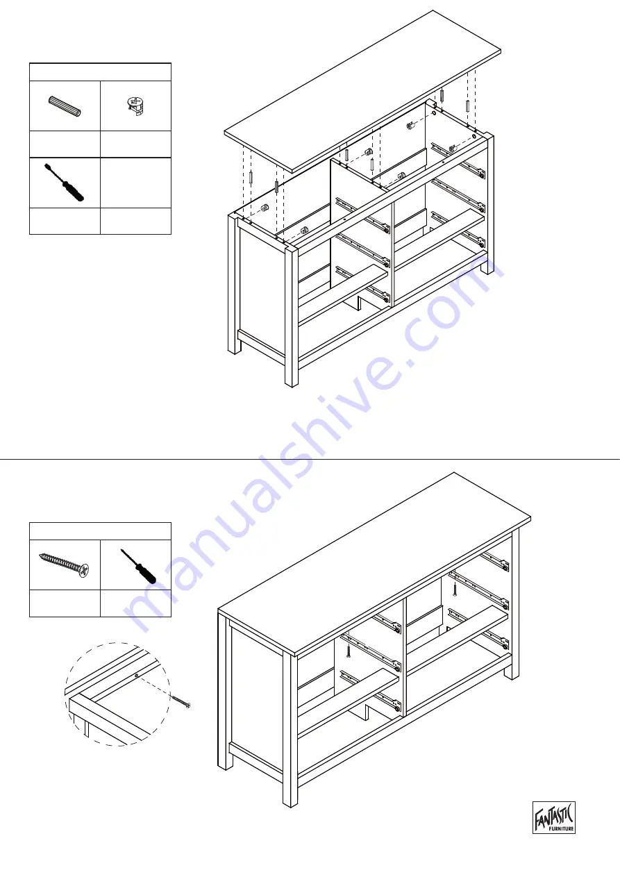 fantastic furniture COMO BEDSIDE 2 DRW Скачать руководство пользователя страница 30