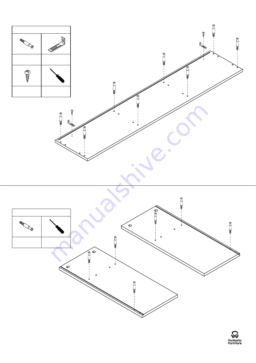 fantastic furniture COMO DESK HUTCH Скачать руководство пользователя страница 5