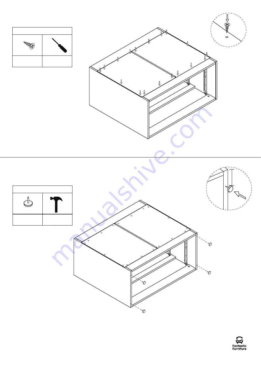 fantastic furniture Como Dresser 3 Drw Скачать руководство пользователя страница 7