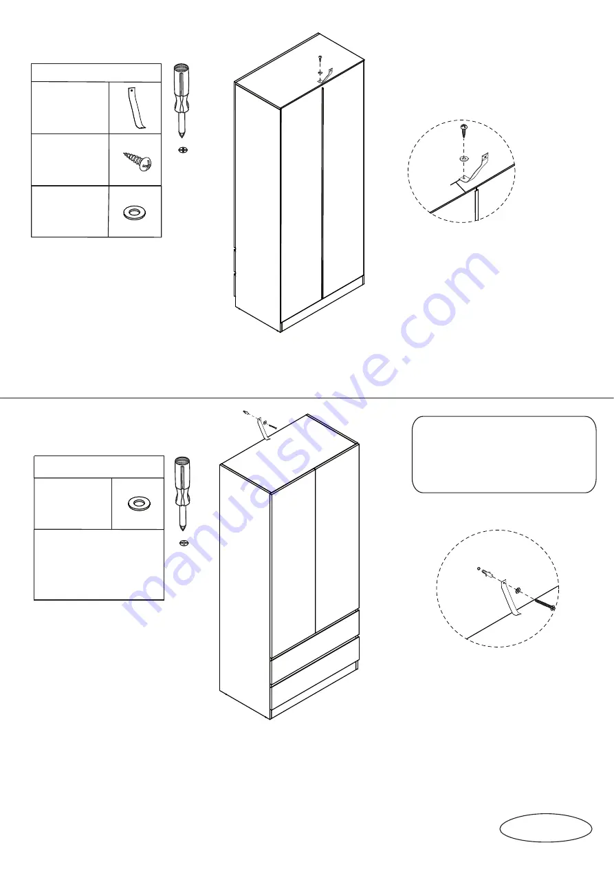 fantastic furniture COMO ROBE 2 DOOR Скачать руководство пользователя страница 13