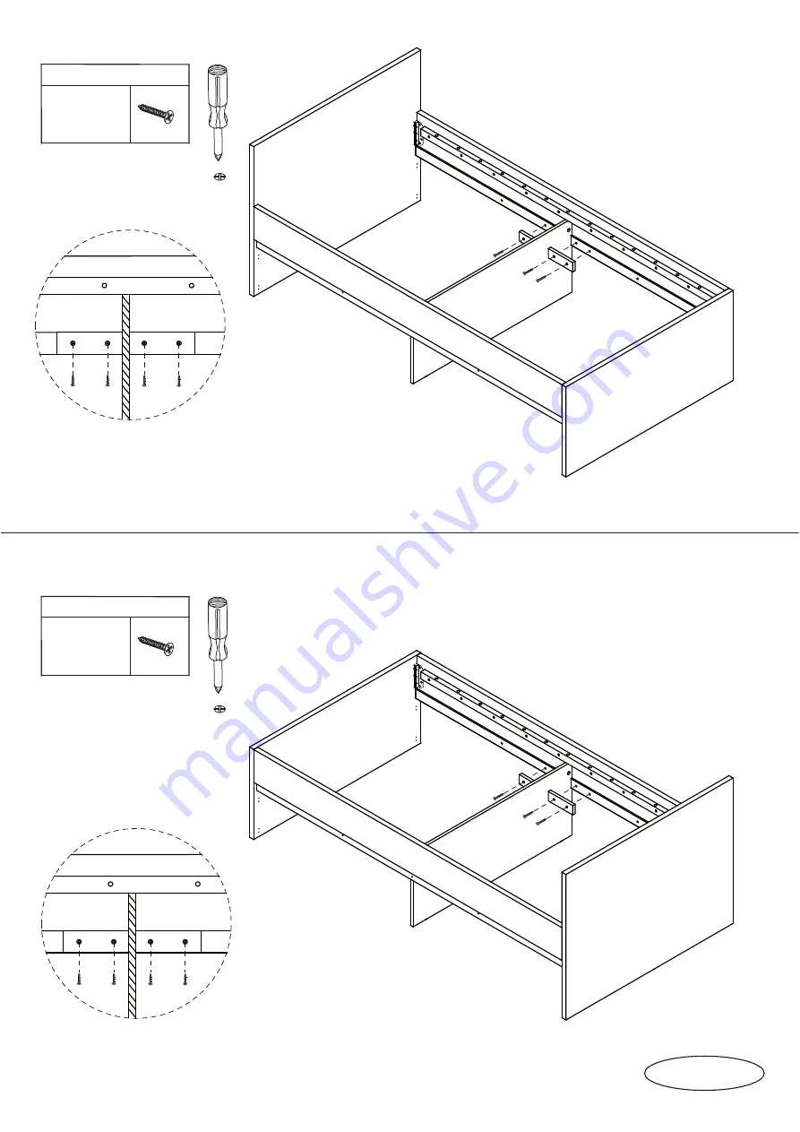 fantastic furniture COMO Single Bed Assembly Instructions Manual Download Page 10