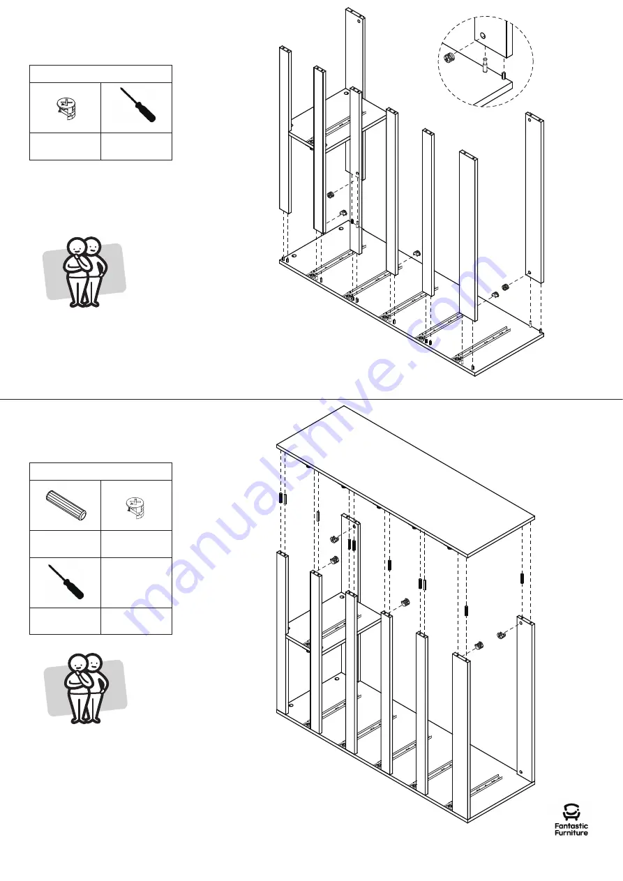 fantastic furniture COMO TALLBOY 6 DRW Скачать руководство пользователя страница 7