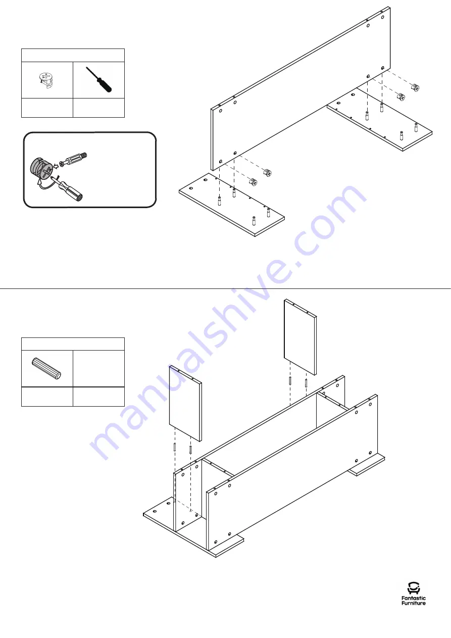 fantastic furniture Como TV Stand Rectangle Скачать руководство пользователя страница 6