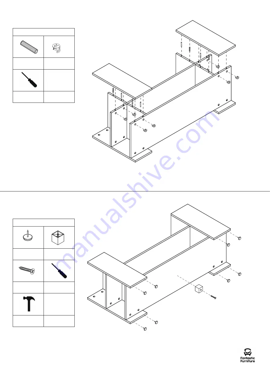 fantastic furniture Como TV Stand Rectangle Скачать руководство пользователя страница 7