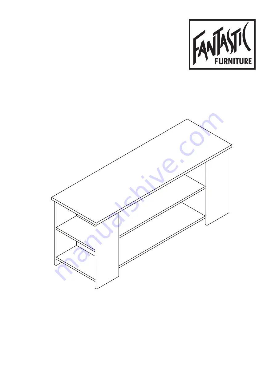 fantastic furniture COMO TV Stand Скачать руководство пользователя страница 1