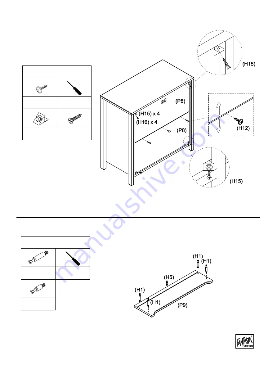 fantastic furniture Cooper Lowboy 3 Drawer Скачать руководство пользователя страница 11