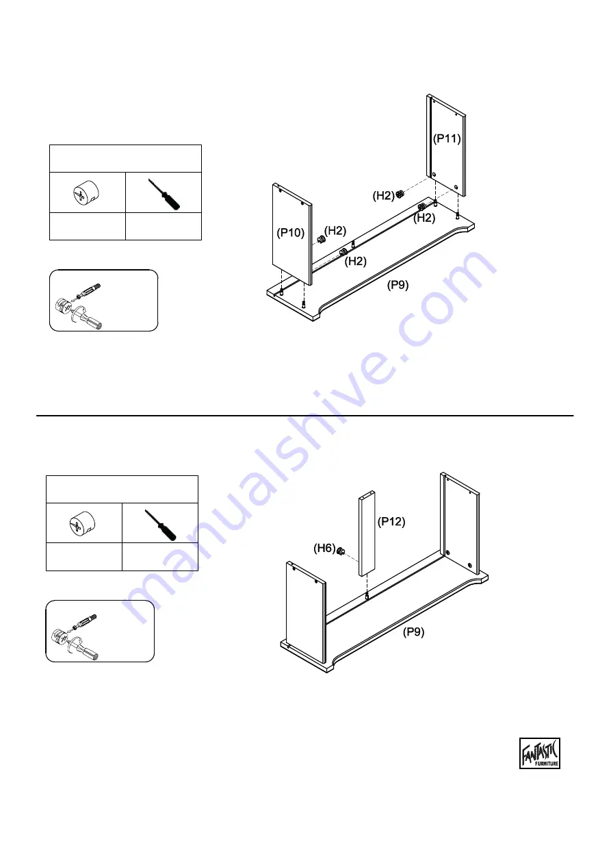 fantastic furniture Cooper Lowboy 3 Drawer Скачать руководство пользователя страница 12