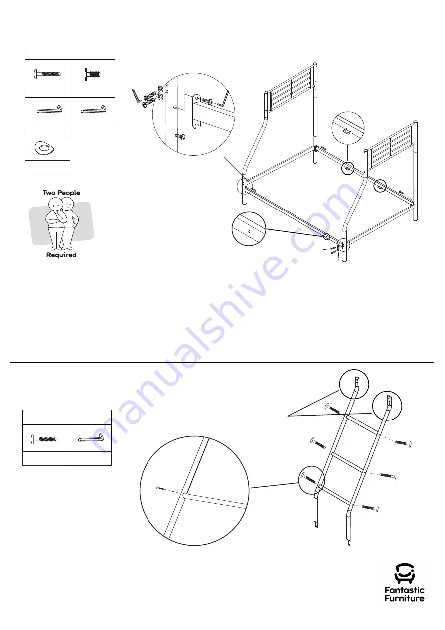 fantastic furniture Cosmic Triple Bunk Bed Скачать руководство пользователя страница 6