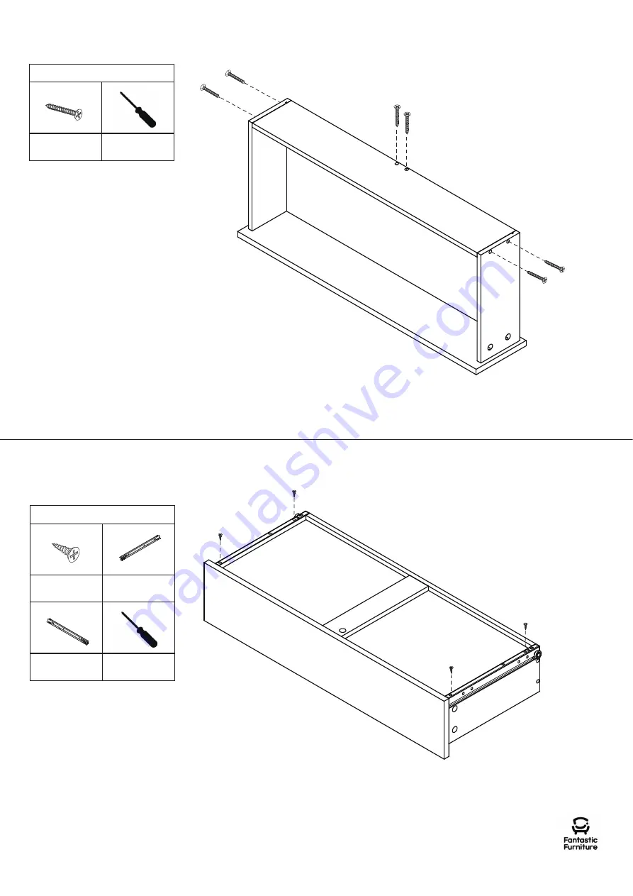 fantastic furniture Eden Utility 4 Drawer Clothes Rack Manual Download Page 10