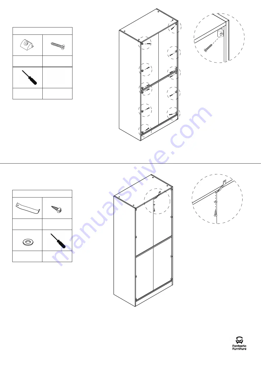 fantastic furniture Eden Utility 4 Drawer Clothes Rack Скачать руководство пользователя страница 12