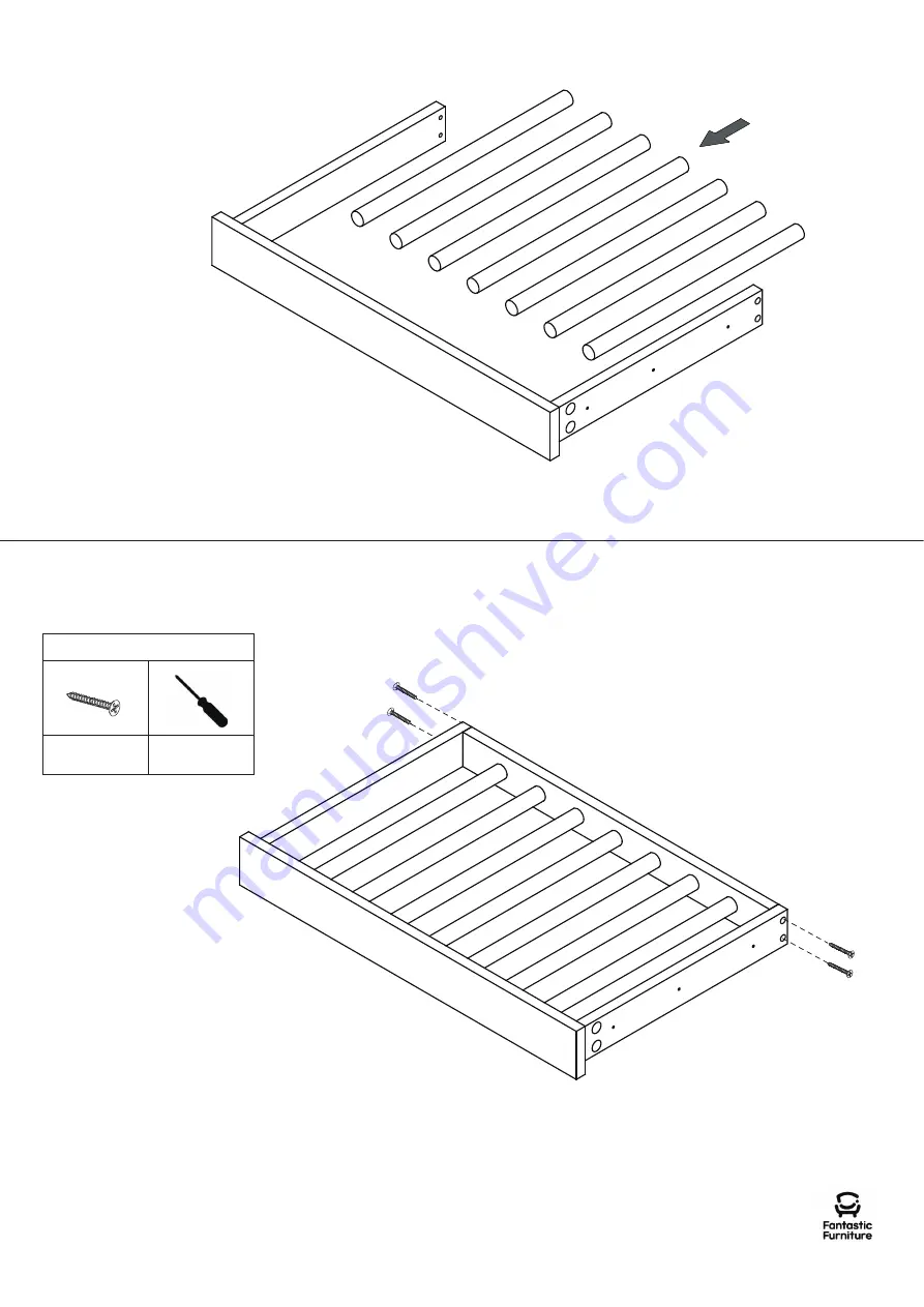 fantastic furniture Eden Utility Pants Storage Clothes Rack Скачать руководство пользователя страница 9