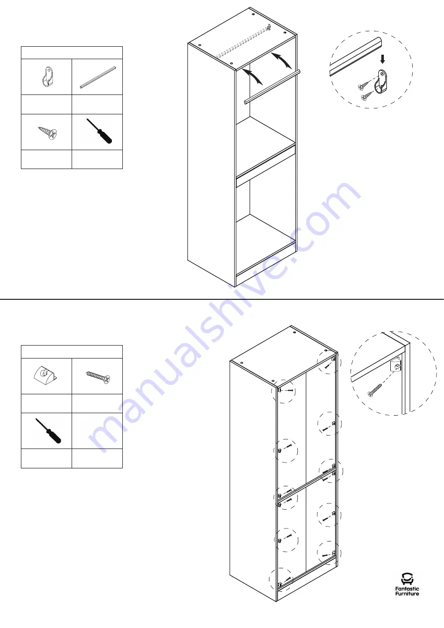 fantastic furniture Eden Utility Pants Storage Clothes Rack Manual Download Page 11