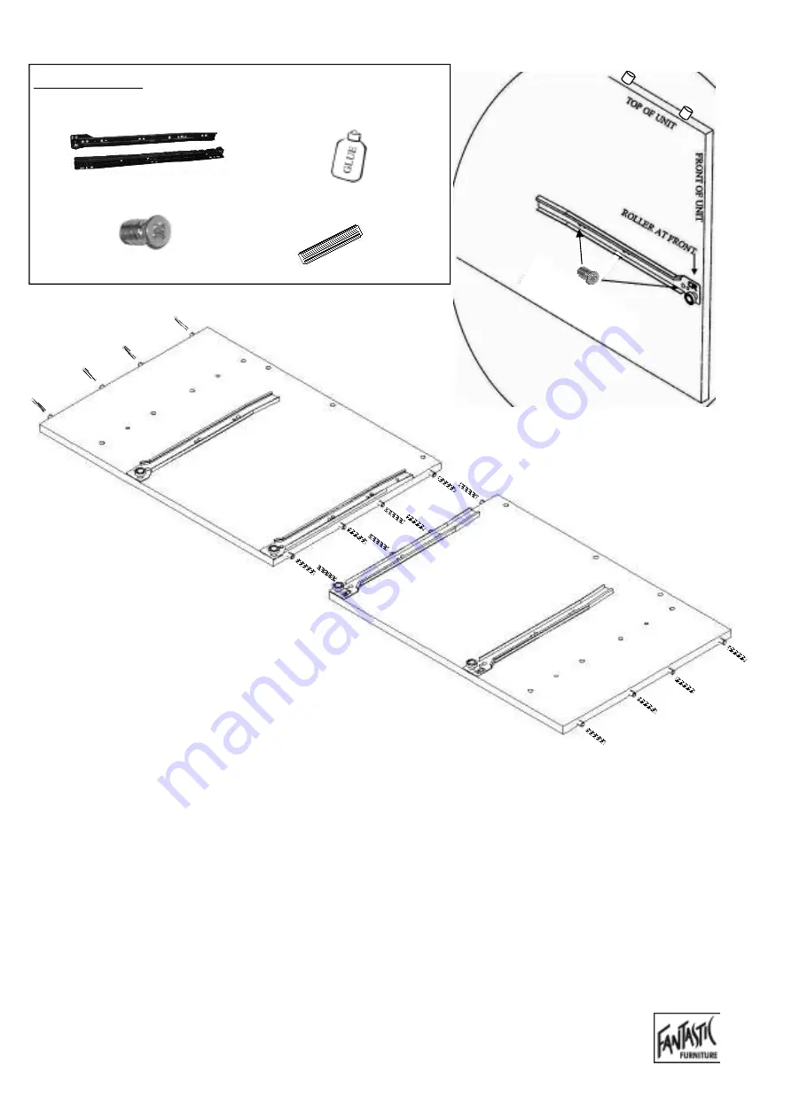 fantastic furniture Forbes Credenza File Cabinet Manual Download Page 7