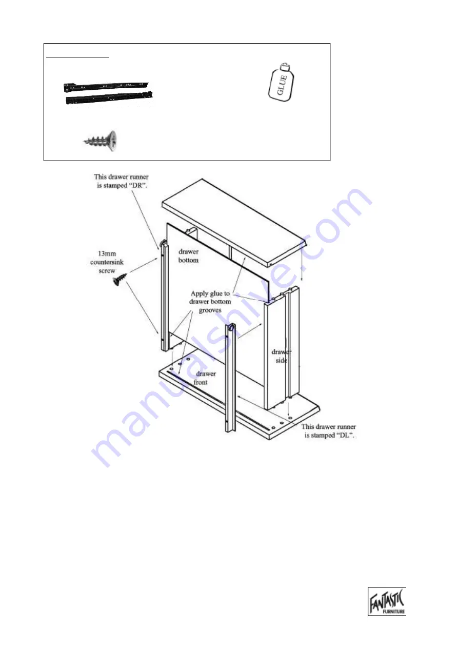 fantastic furniture Forbes Credenza File Cabinet Скачать руководство пользователя страница 14