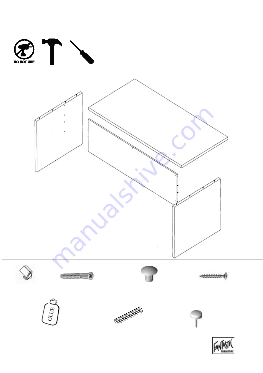 fantastic furniture Forbes Desk Standard Скачать руководство пользователя страница 4