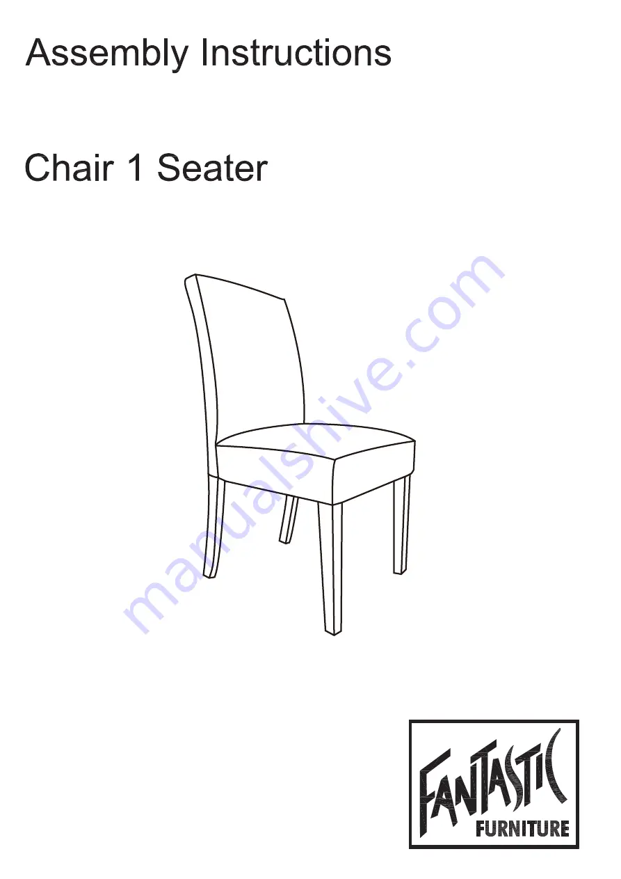 fantastic furniture Foxy Storage Ottoman Assembly Instructions Manual Download Page 1