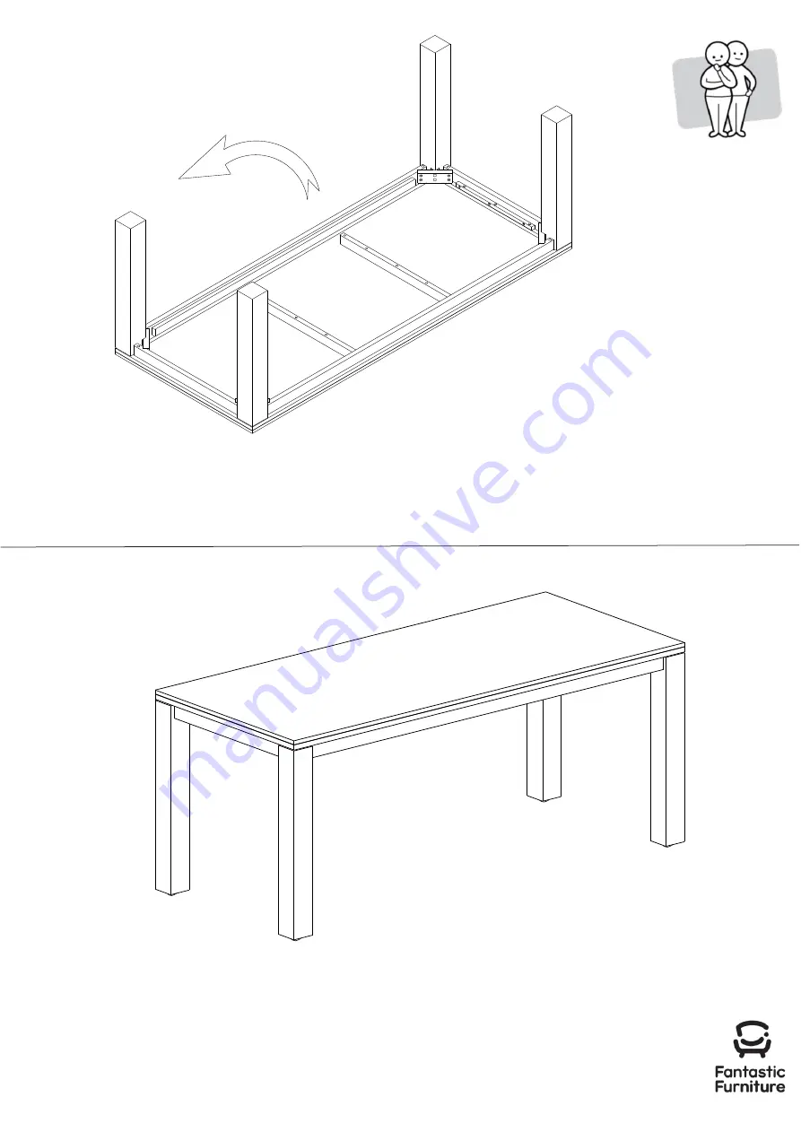 fantastic furniture Foxy Storage Ottoman Assembly Instructions Manual Download Page 11