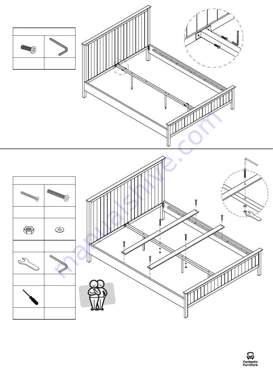 fantastic furniture Hamilton Bed Queen Скачать руководство пользователя страница 8