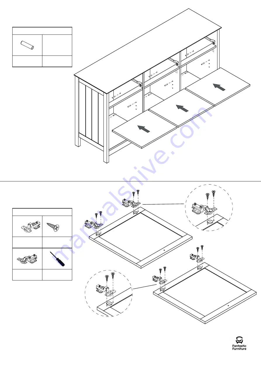 fantastic furniture Hamilton Buffet Скачать руководство пользователя страница 12