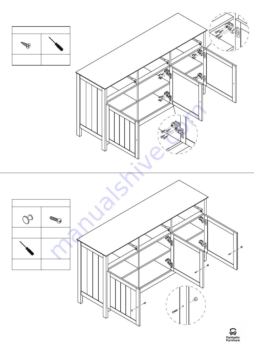 fantastic furniture Hamilton Buffet Скачать руководство пользователя страница 13