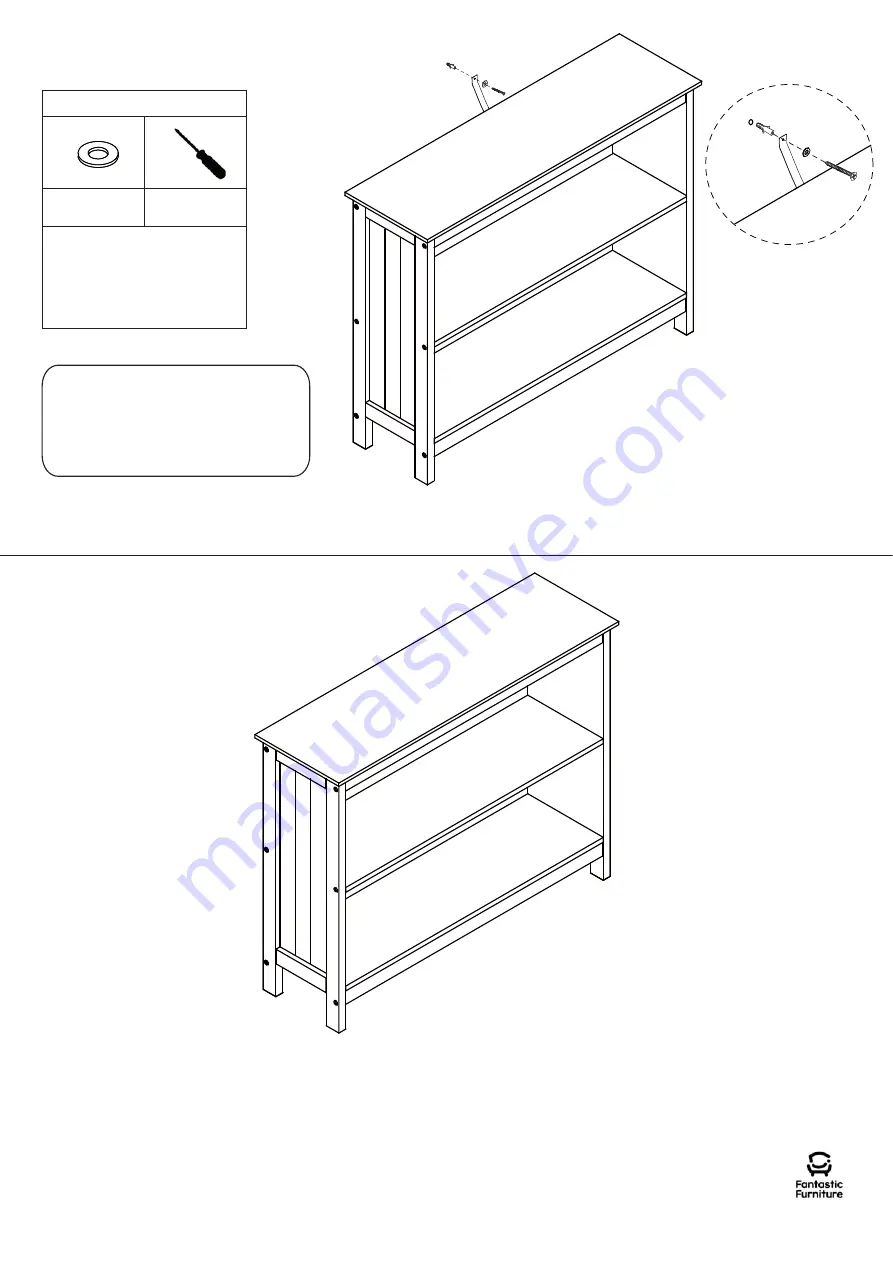 fantastic furniture Hamilton Hall Table Quick Start Manual Download Page 8