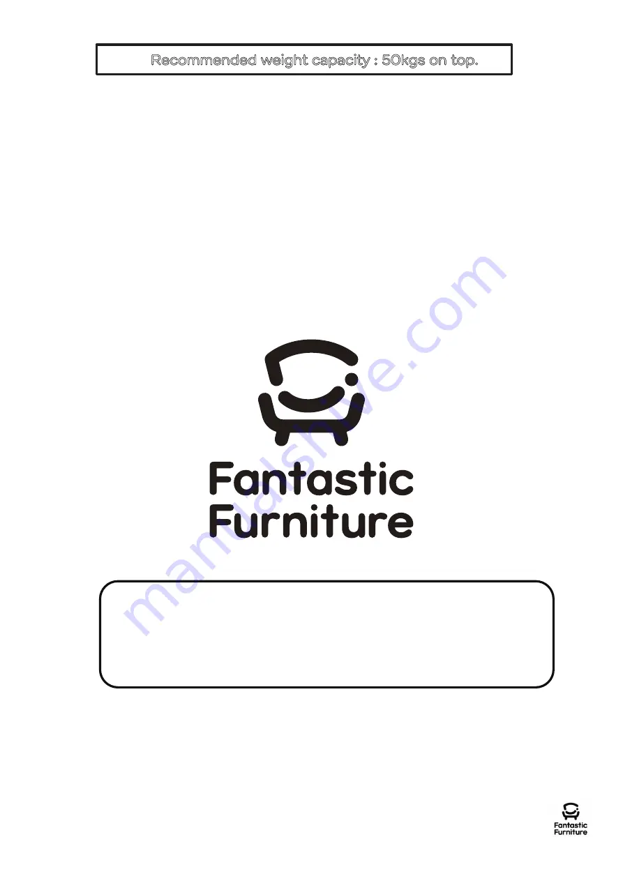 fantastic furniture Hamilton Lowline Large Manual Download Page 2