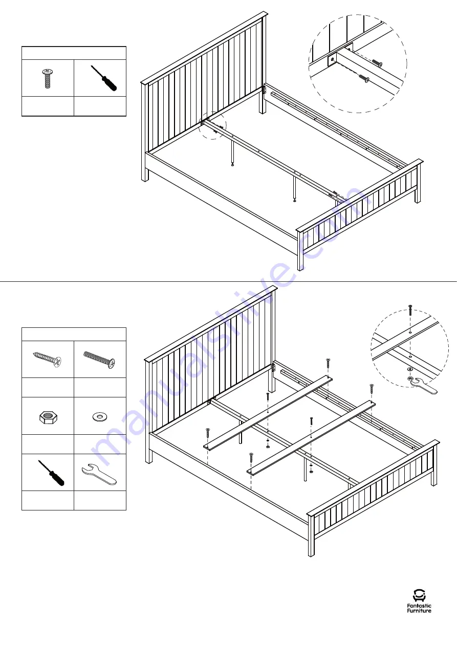 fantastic furniture Hamilton Queen bed Скачать руководство пользователя страница 8