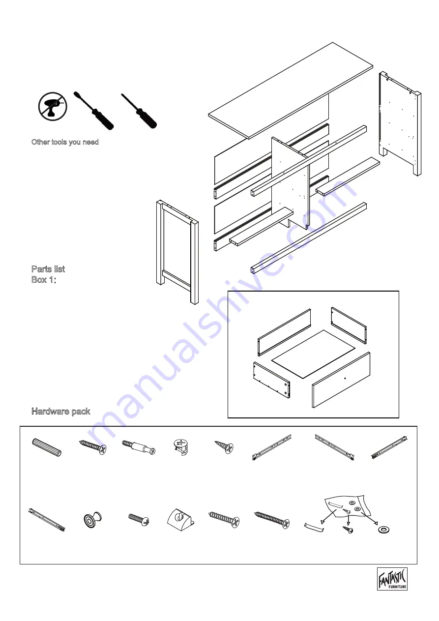 fantastic furniture Hamilton Queen bed Manual Download Page 23