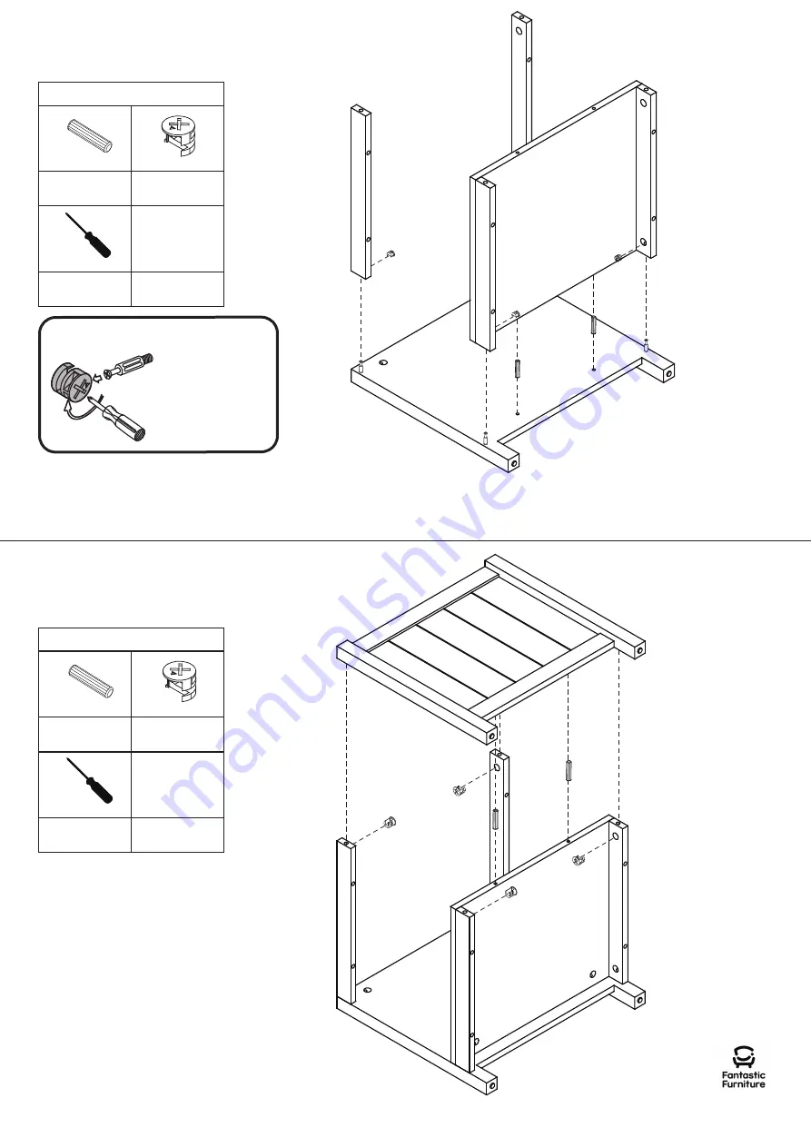 fantastic furniture Hamilton Side Table Square Скачать руководство пользователя страница 6