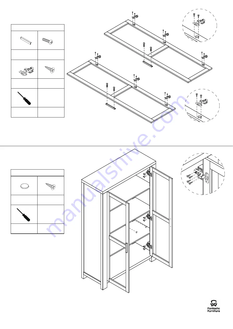 fantastic furniture Havana Display Cabinet 2 Door Скачать руководство пользователя страница 12