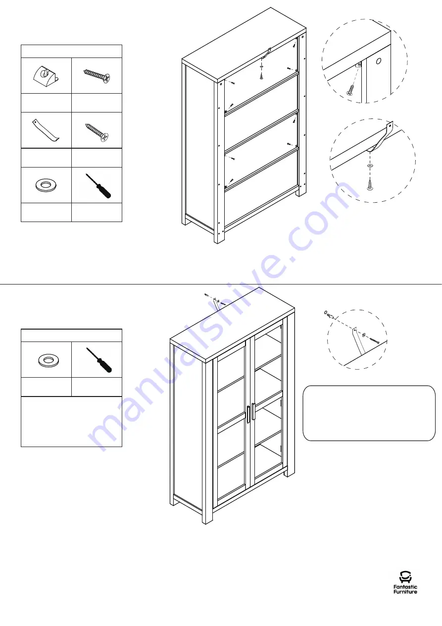 fantastic furniture Havana Display Cabinet 2 Door Скачать руководство пользователя страница 13