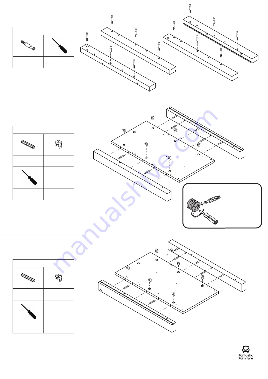 fantastic furniture Havana Dresser 7 Drawer Скачать руководство пользователя страница 5