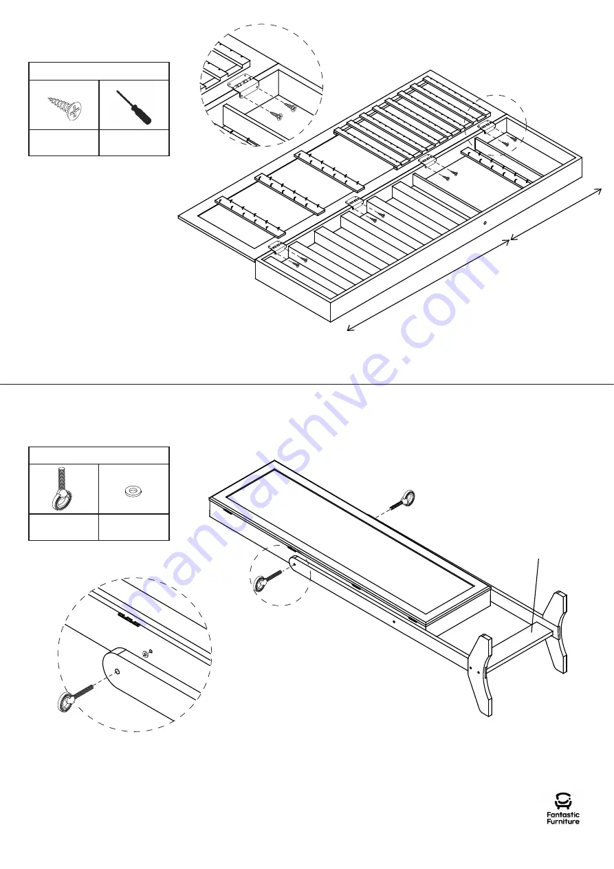 fantastic furniture HAYMAN Storage Mirror White Скачать руководство пользователя страница 8