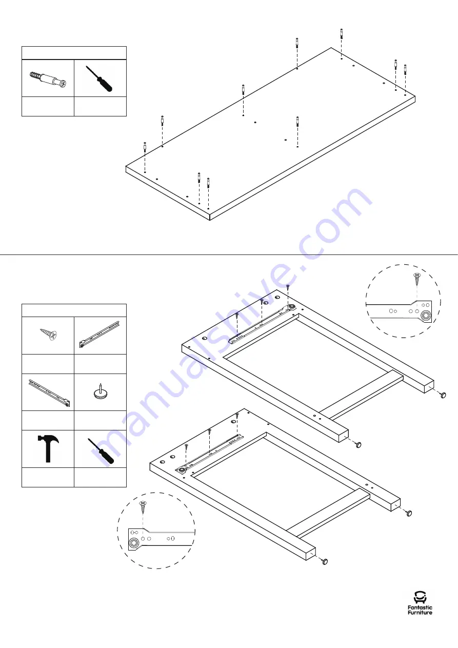 fantastic furniture Haywood Desk 2 Drawer Скачать руководство пользователя страница 5