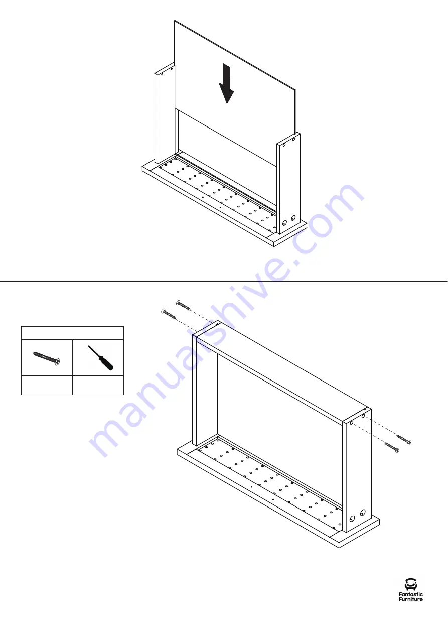 fantastic furniture Haywood Desk 2 Drawer Manual Download Page 11