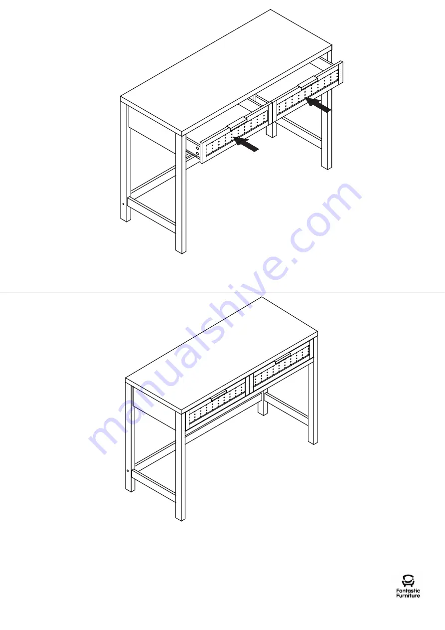 fantastic furniture Haywood Desk 2 Drawer Скачать руководство пользователя страница 13