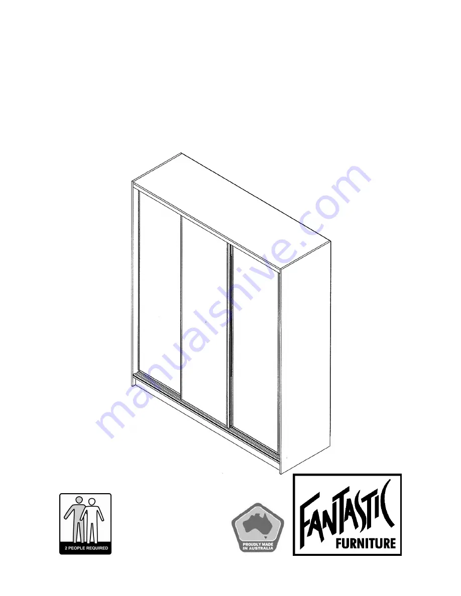 fantastic furniture HOME ROBE Assembly Instructions Manual Download Page 1