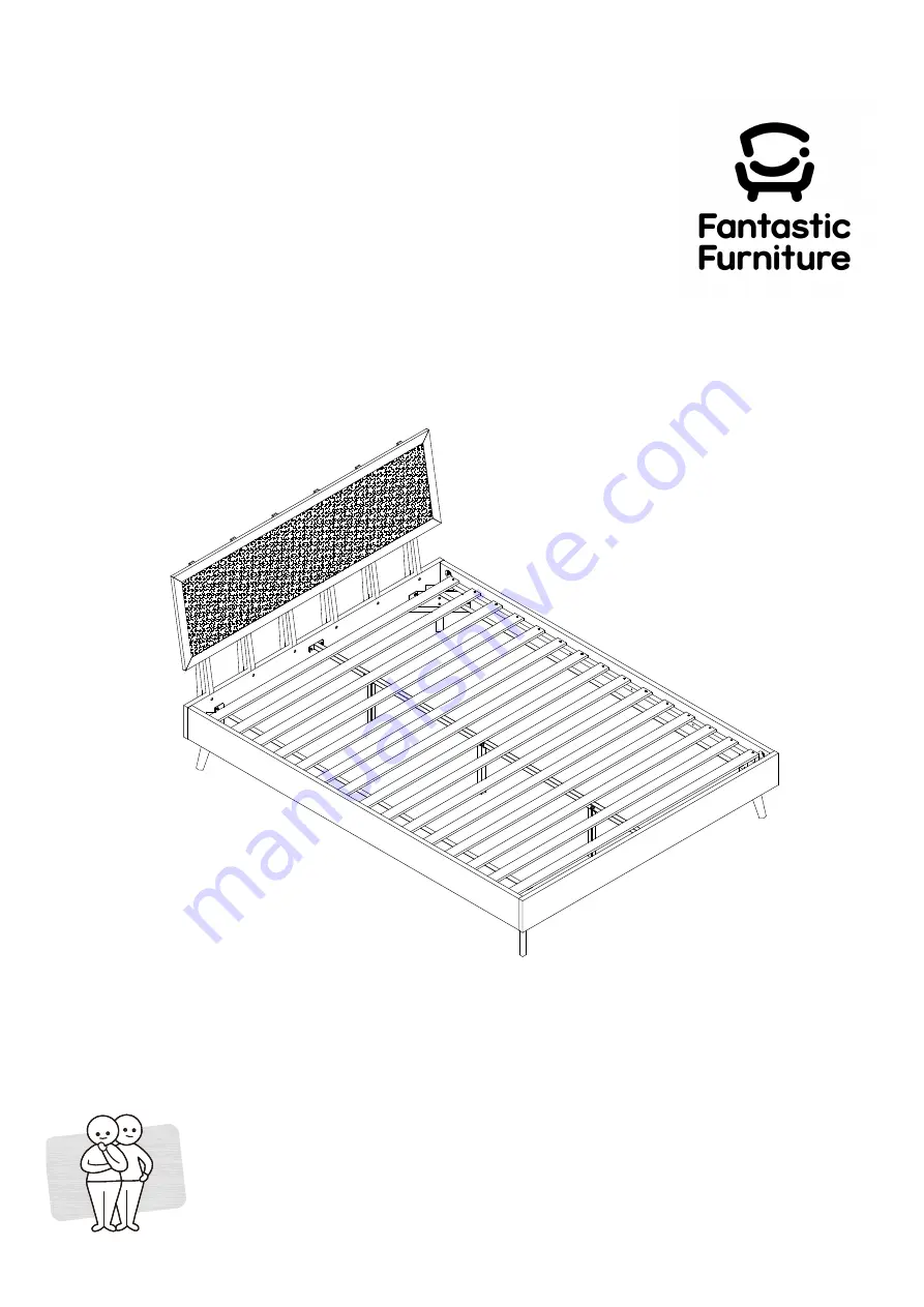 fantastic furniture Java Bed Queen Скачать руководство пользователя страница 1