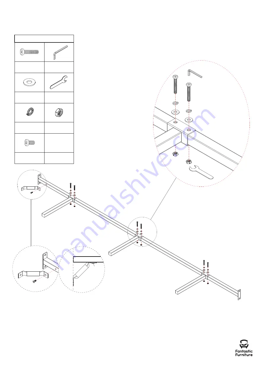 fantastic furniture Java Bed Queen Скачать руководство пользователя страница 14