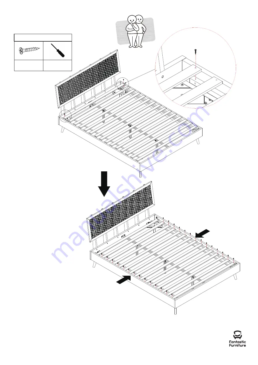 fantastic furniture Java Bed Queen Скачать руководство пользователя страница 16