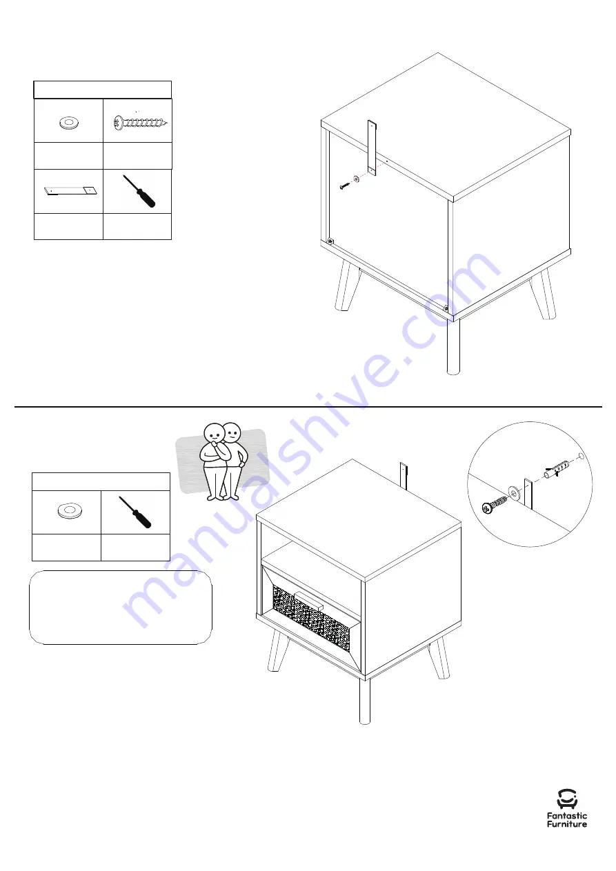 fantastic furniture Java Bedside 1 Drawer Скачать руководство пользователя страница 15