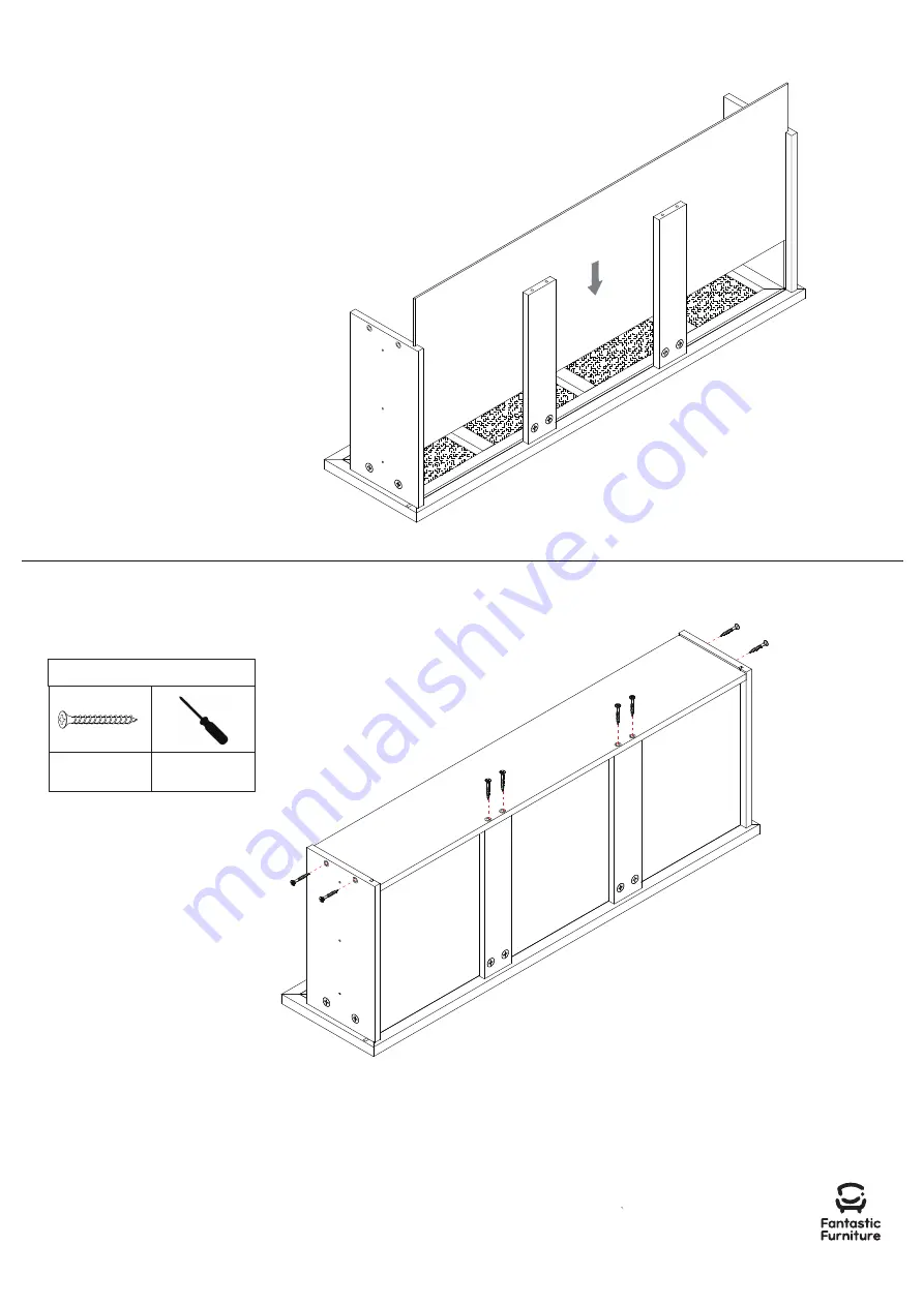 fantastic furniture Java Dresser 3 Drawer Manual Download Page 13