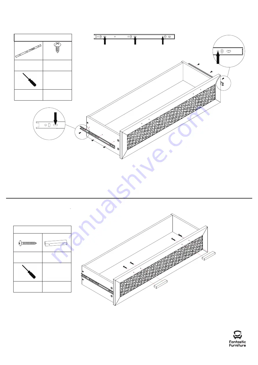 fantastic furniture Java Dresser 3 Drawer Скачать руководство пользователя страница 14