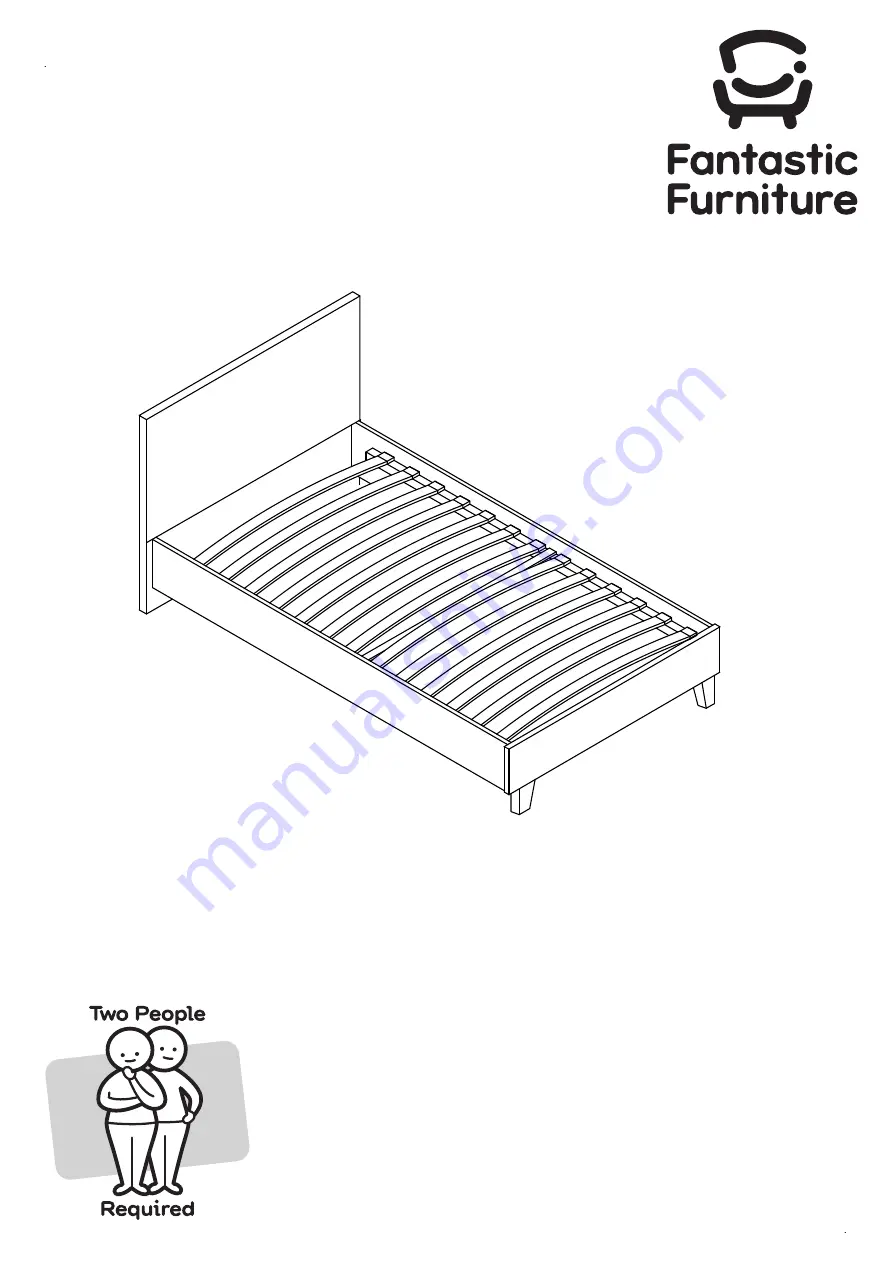 fantastic furniture Jervis Single Bed Скачать руководство пользователя страница 1